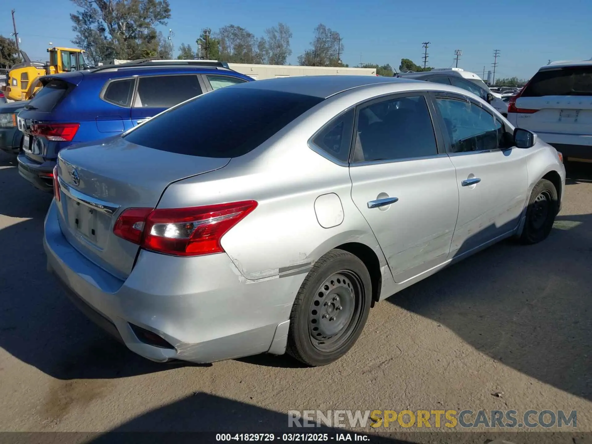 4 Photograph of a damaged car 3N1AB7AP1KY398222 NISSAN SENTRA 2019