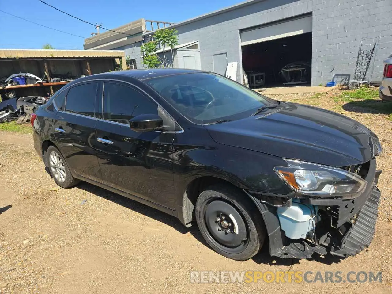 1 Photograph of a damaged car 3N1AB7AP1KY398334 NISSAN SENTRA 2019