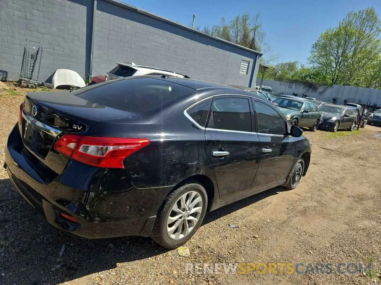 4 Photograph of a damaged car 3N1AB7AP1KY398334 NISSAN SENTRA 2019