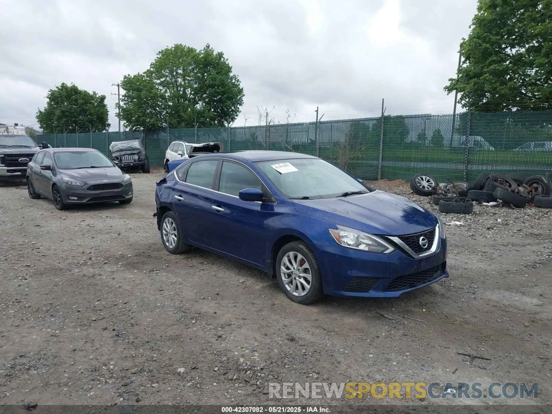 1 Photograph of a damaged car 3N1AB7AP1KY398852 NISSAN SENTRA 2019