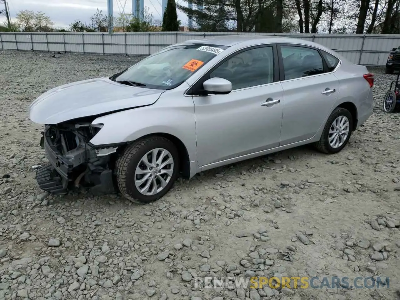 1 Photograph of a damaged car 3N1AB7AP1KY400048 NISSAN SENTRA 2019