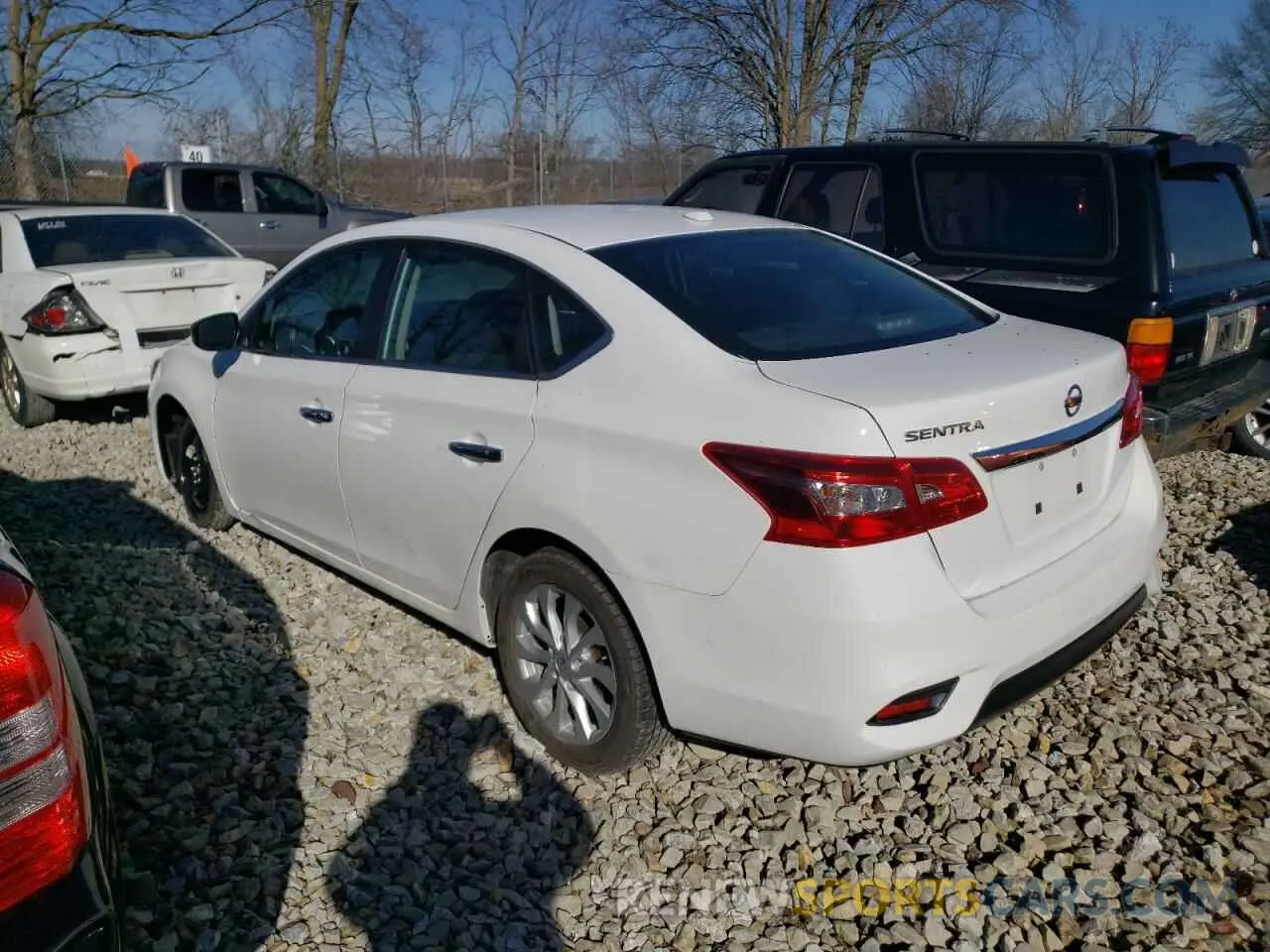 2 Photograph of a damaged car 3N1AB7AP1KY413009 NISSAN SENTRA 2019