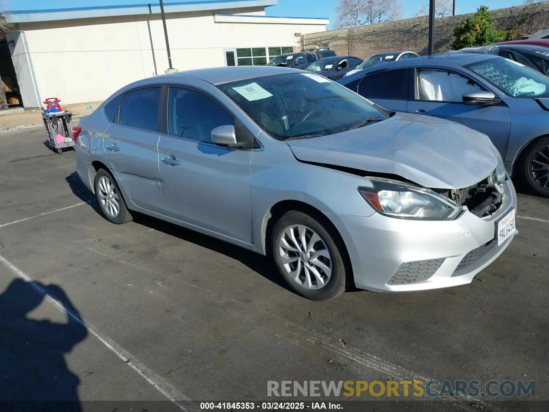 1 Photograph of a damaged car 3N1AB7AP1KY415228 NISSAN SENTRA 2019