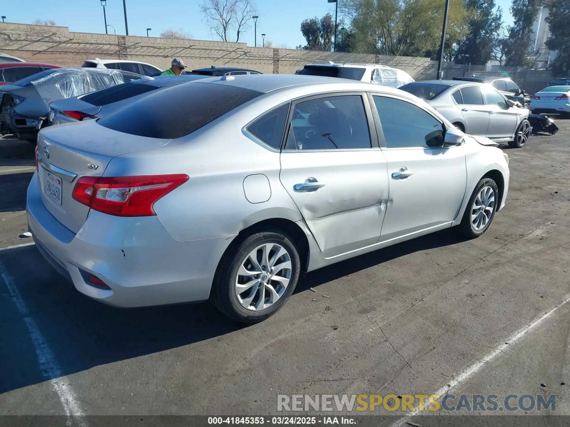 4 Photograph of a damaged car 3N1AB7AP1KY415228 NISSAN SENTRA 2019