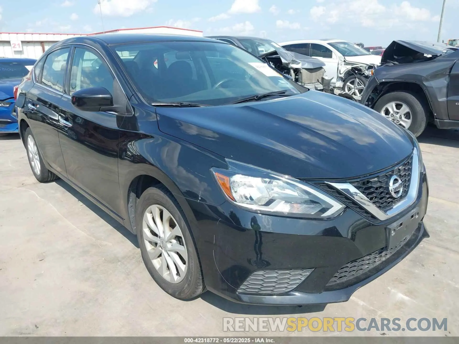 1 Photograph of a damaged car 3N1AB7AP1KY415763 NISSAN SENTRA 2019
