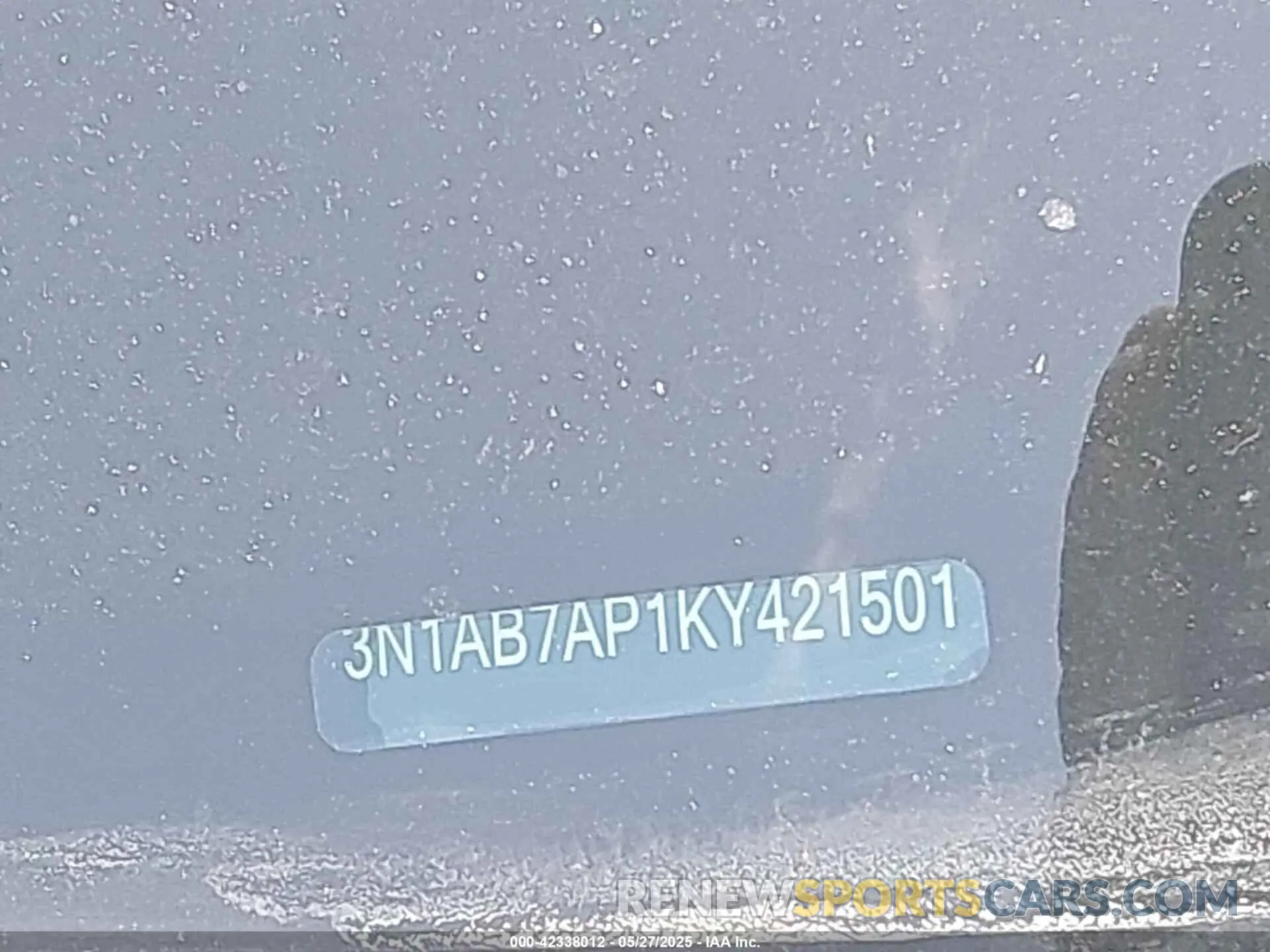 9 Photograph of a damaged car 3N1AB7AP1KY421501 NISSAN SENTRA 2019