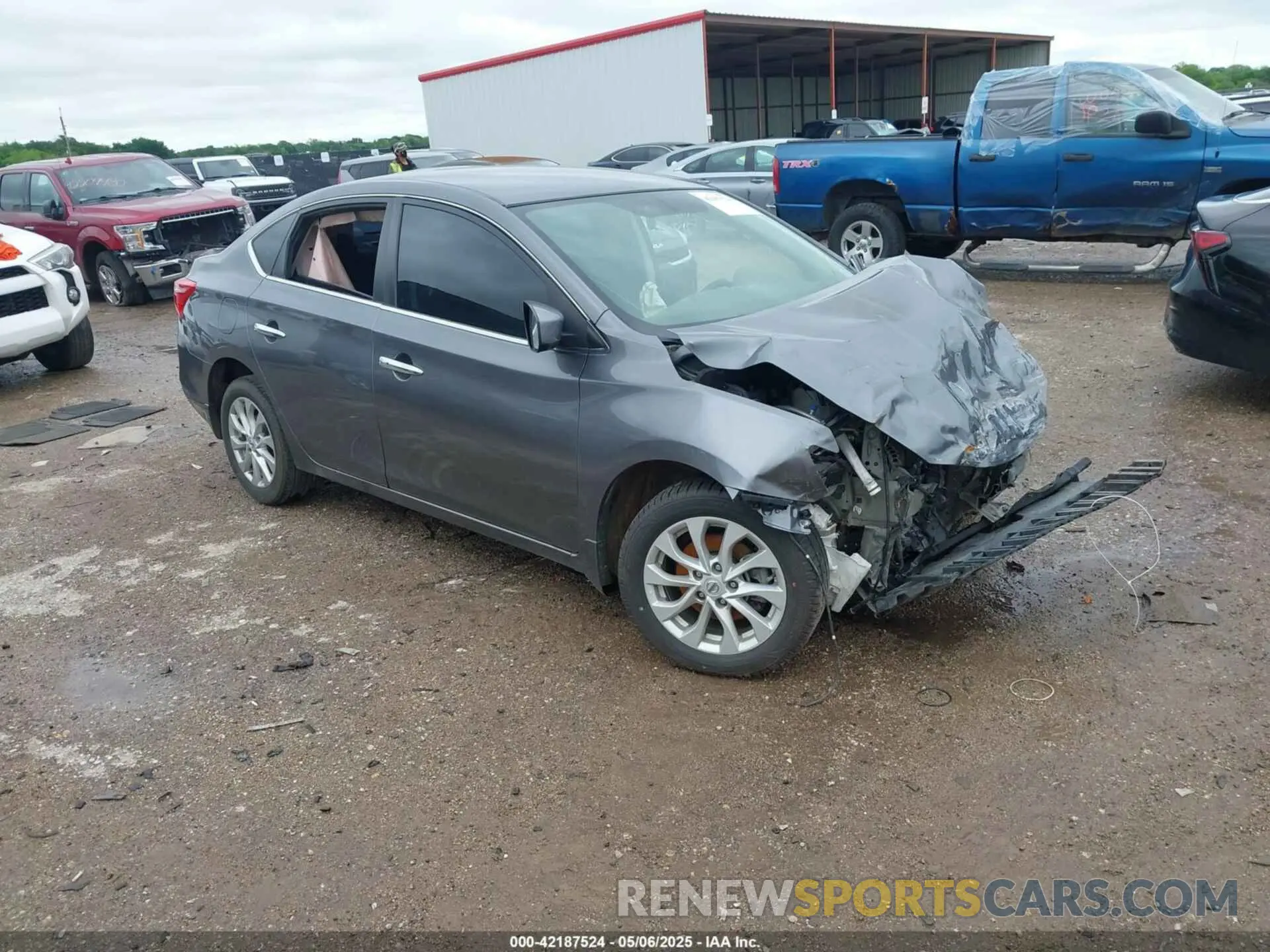 1 Photograph of a damaged car 3N1AB7AP1KY425046 NISSAN SENTRA 2019