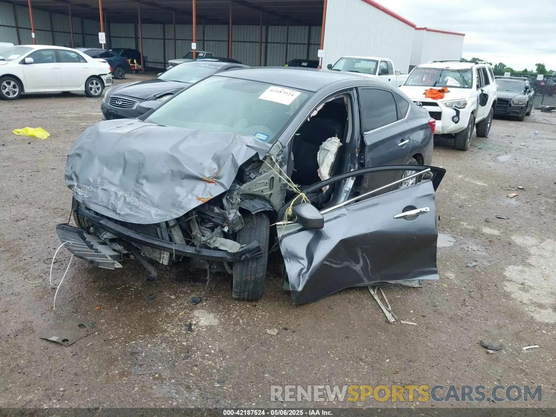 2 Photograph of a damaged car 3N1AB7AP1KY425046 NISSAN SENTRA 2019