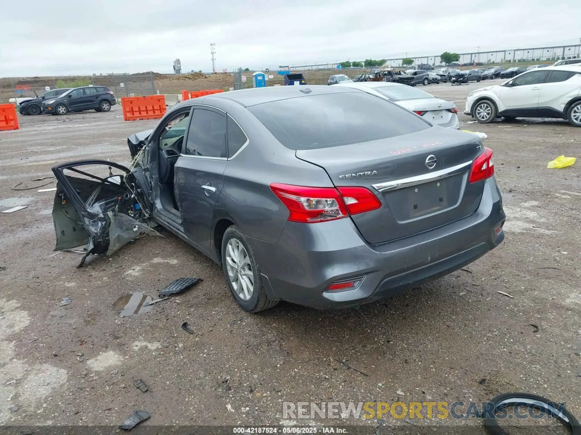 3 Photograph of a damaged car 3N1AB7AP1KY425046 NISSAN SENTRA 2019