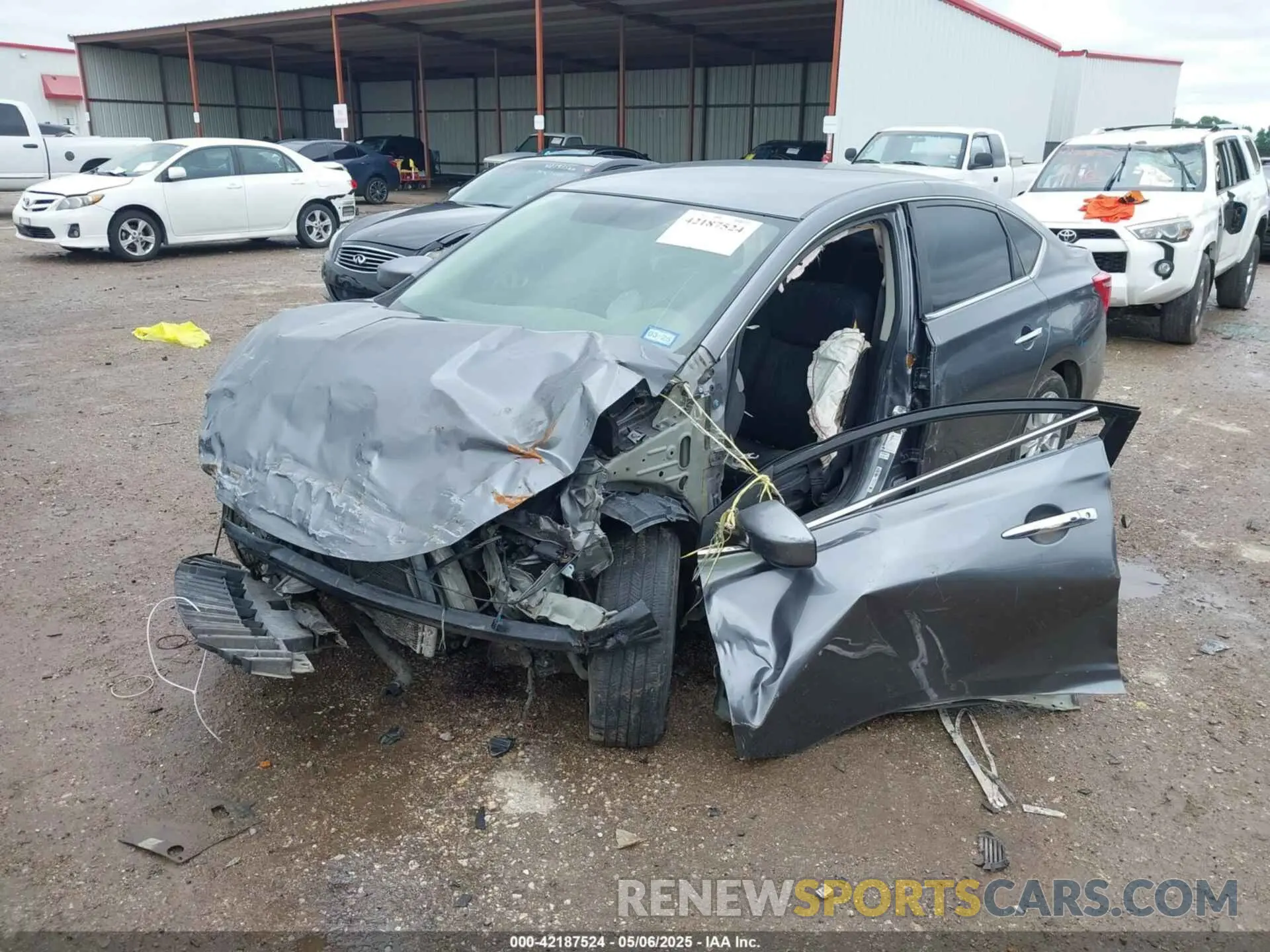 6 Photograph of a damaged car 3N1AB7AP1KY425046 NISSAN SENTRA 2019