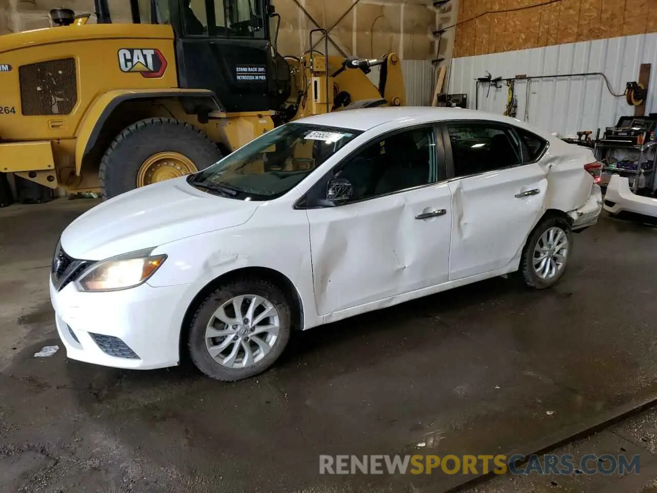 1 Photograph of a damaged car 3N1AB7AP1KY427962 NISSAN SENTRA 2019