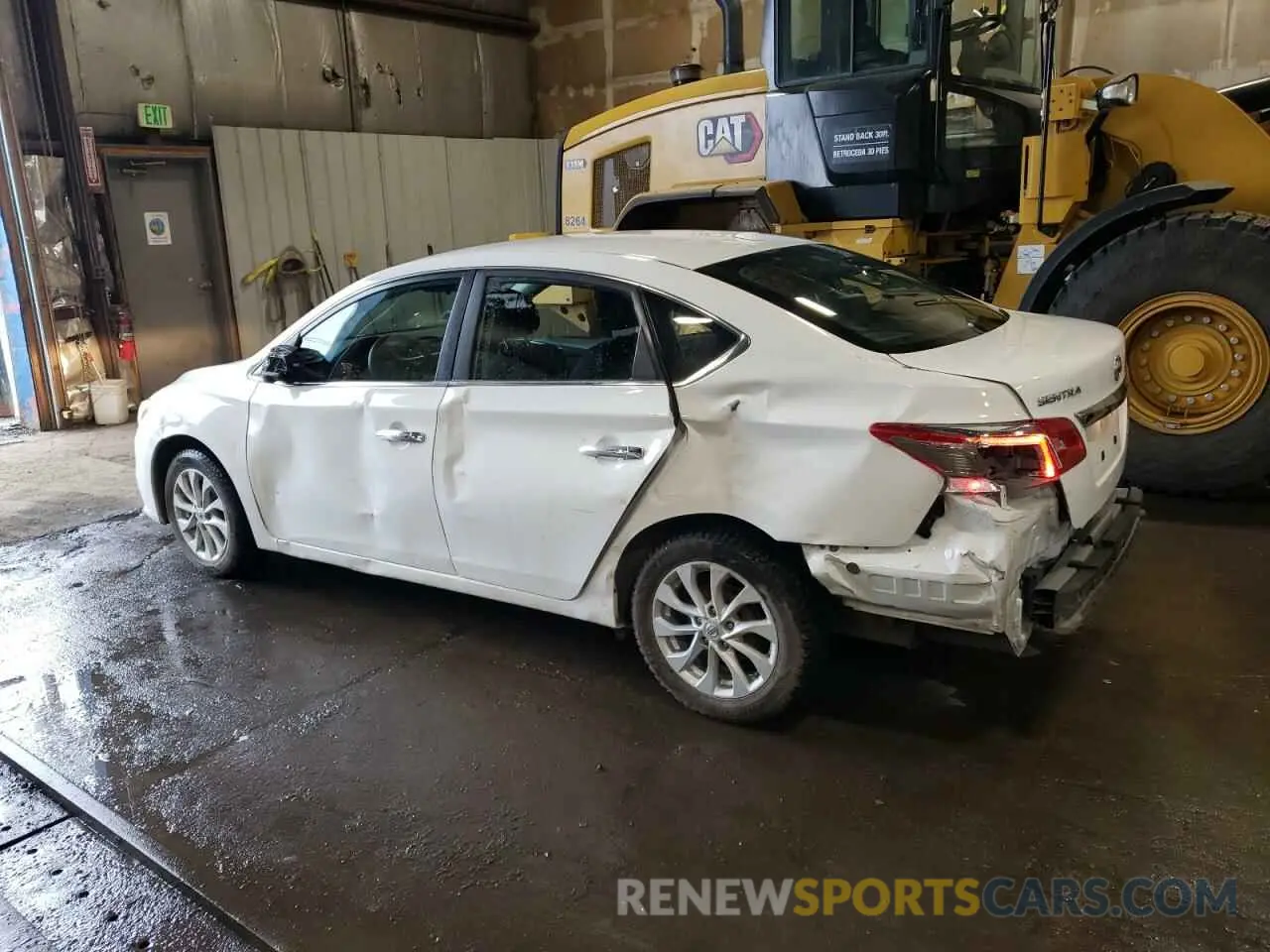 2 Photograph of a damaged car 3N1AB7AP1KY427962 NISSAN SENTRA 2019