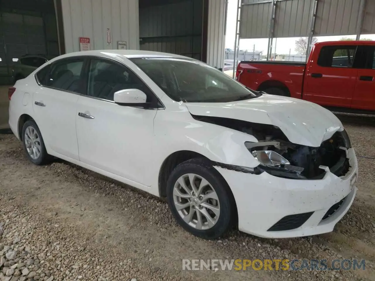 4 Photograph of a damaged car 3N1AB7AP1KY429064 NISSAN SENTRA 2019
