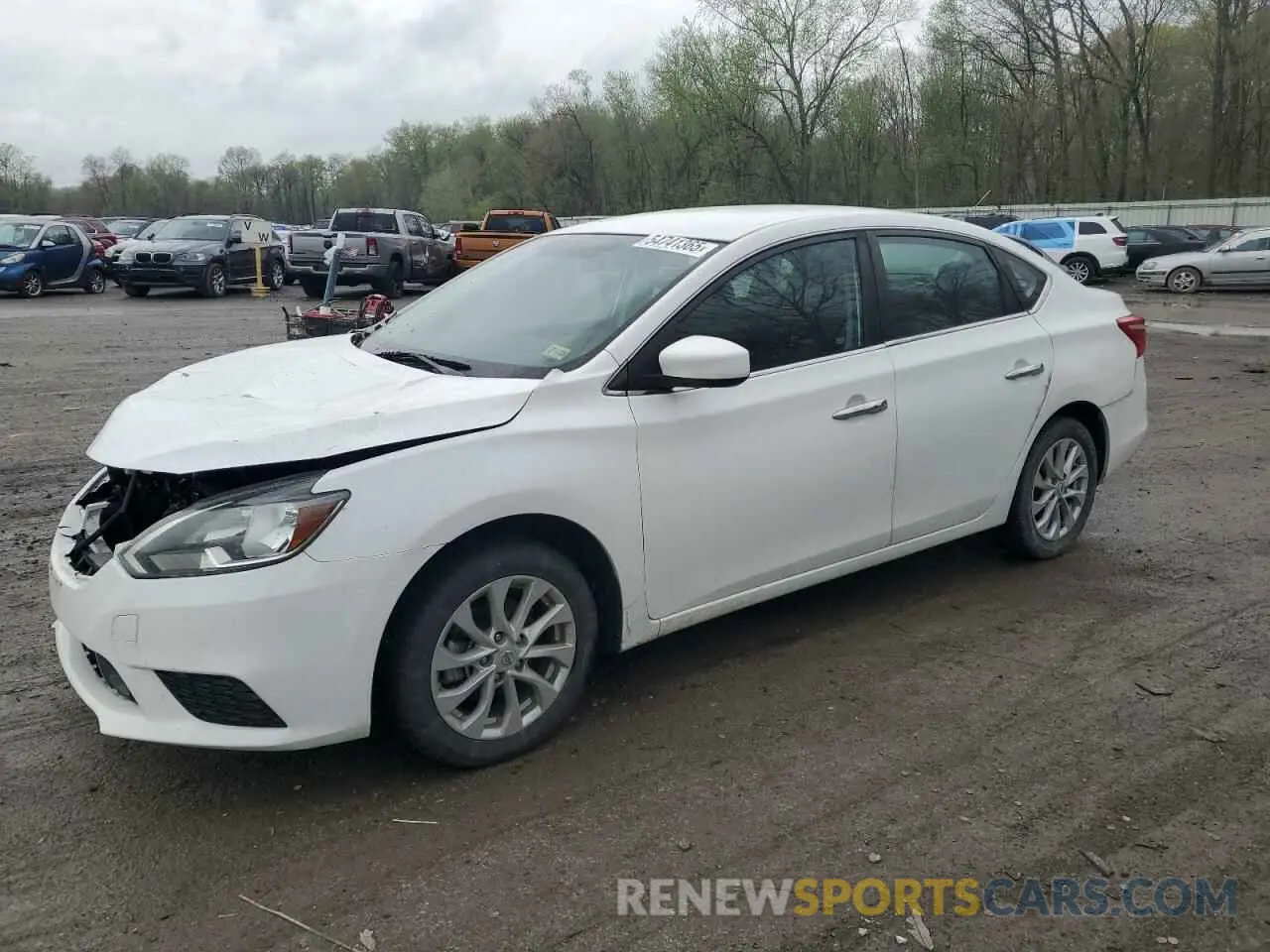 1 Photograph of a damaged car 3N1AB7AP1KY429789 NISSAN SENTRA 2019