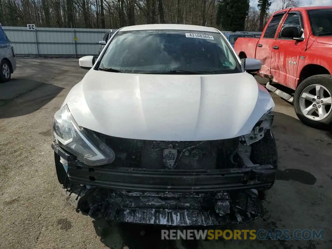 5 Photograph of a damaged car 3N1AB7AP1KY433390 NISSAN SENTRA 2019