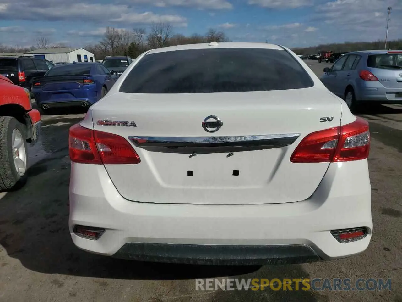6 Photograph of a damaged car 3N1AB7AP1KY433390 NISSAN SENTRA 2019