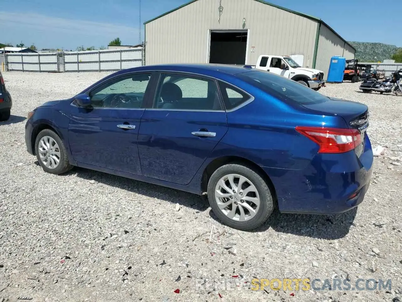 2 Photograph of a damaged car 3N1AB7AP1KY437584 NISSAN SENTRA 2019