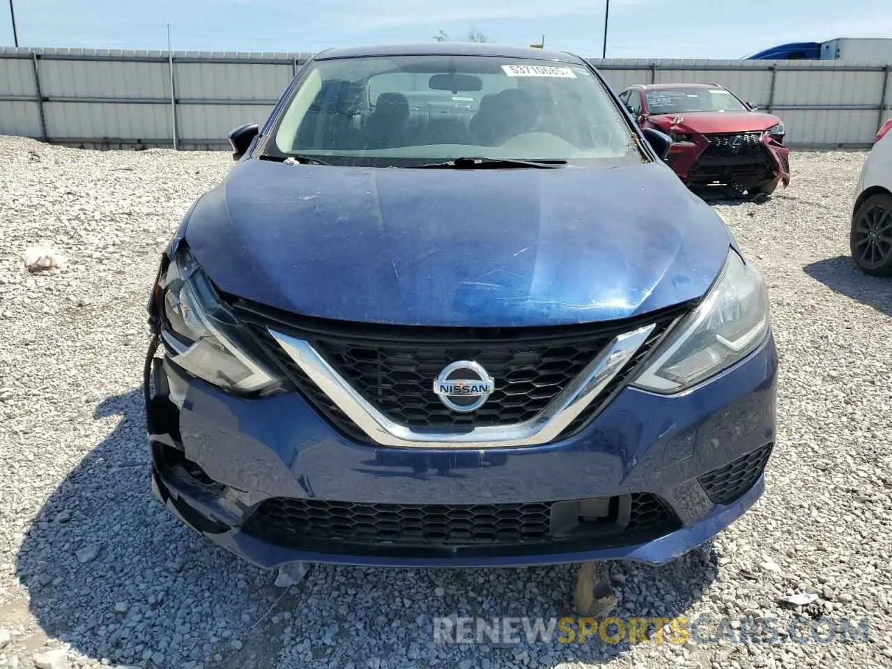 5 Photograph of a damaged car 3N1AB7AP1KY437584 NISSAN SENTRA 2019