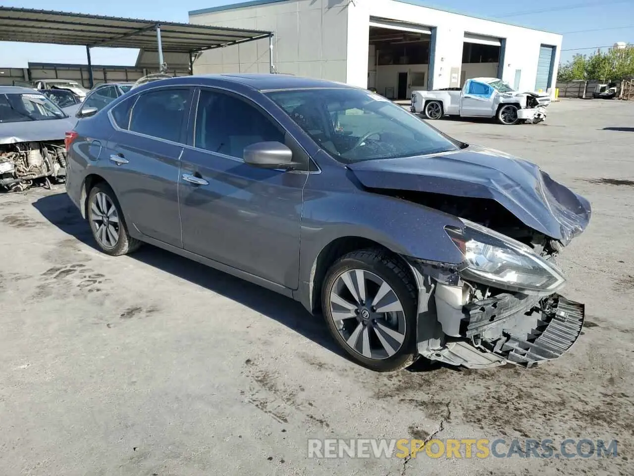 4 Photograph of a damaged car 3N1AB7AP1KY438475 NISSAN SENTRA 2019