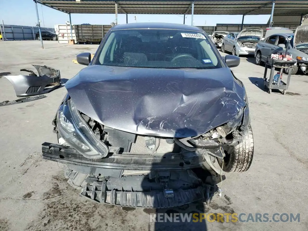 5 Photograph of a damaged car 3N1AB7AP1KY438475 NISSAN SENTRA 2019
