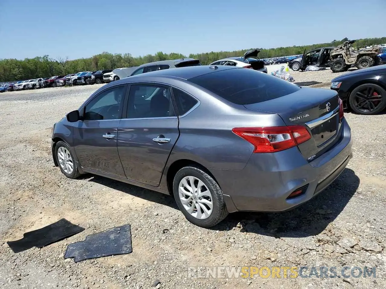 2 Photograph of a damaged car 3N1AB7AP1KY443109 NISSAN SENTRA 2019