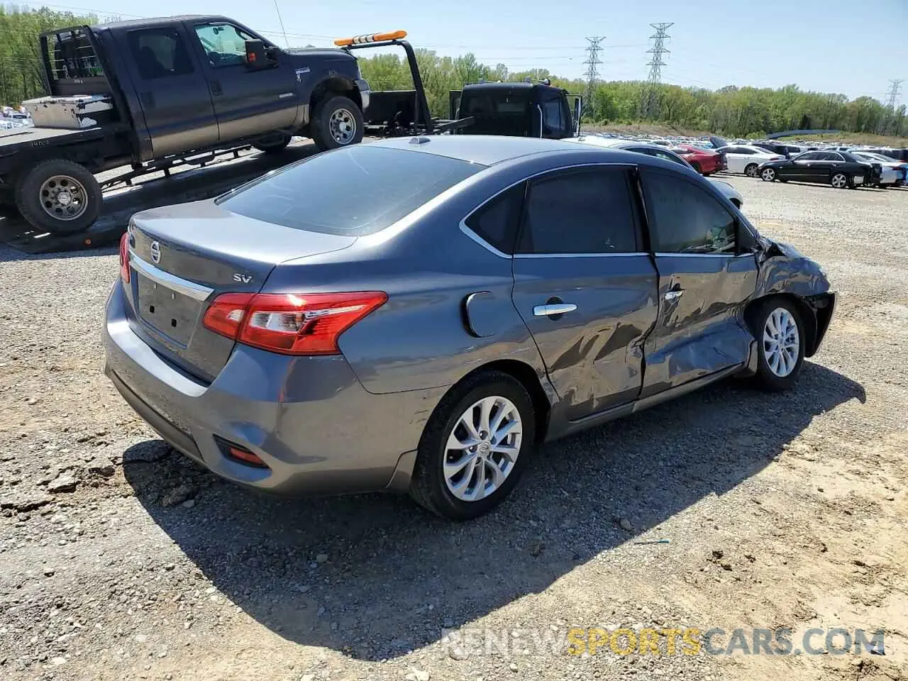 3 Photograph of a damaged car 3N1AB7AP1KY443109 NISSAN SENTRA 2019