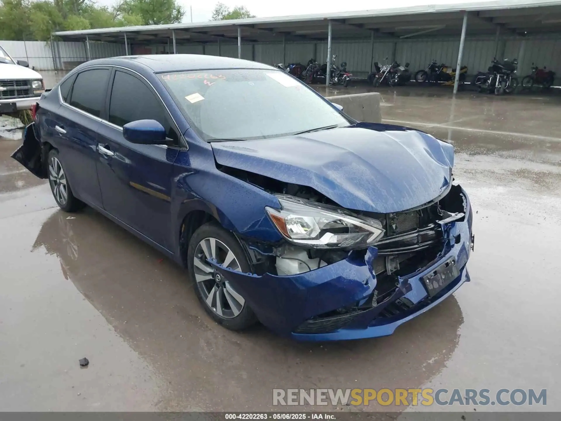 1 Photograph of a damaged car 3N1AB7AP1KY446317 NISSAN SENTRA 2019