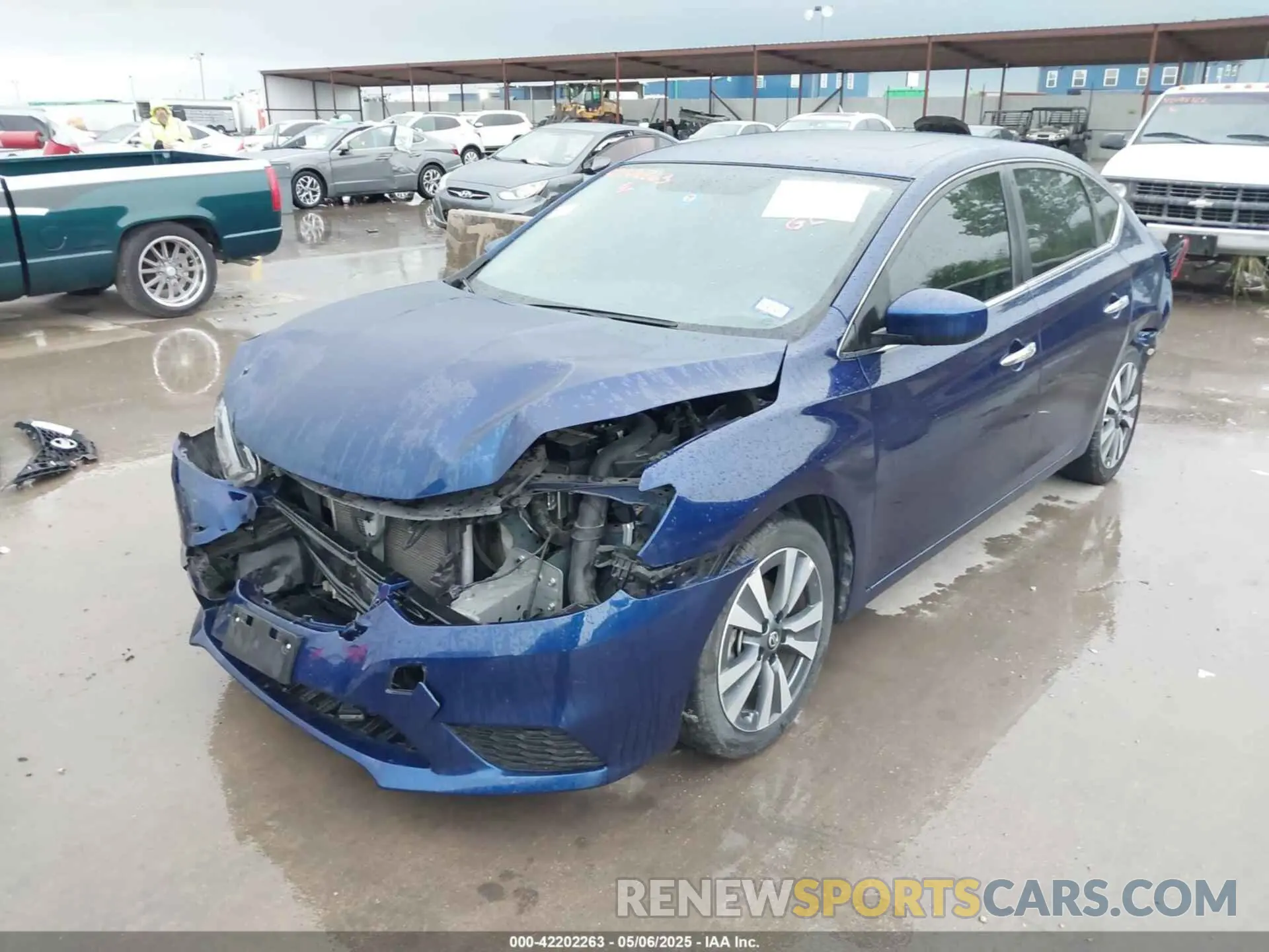 2 Photograph of a damaged car 3N1AB7AP1KY446317 NISSAN SENTRA 2019