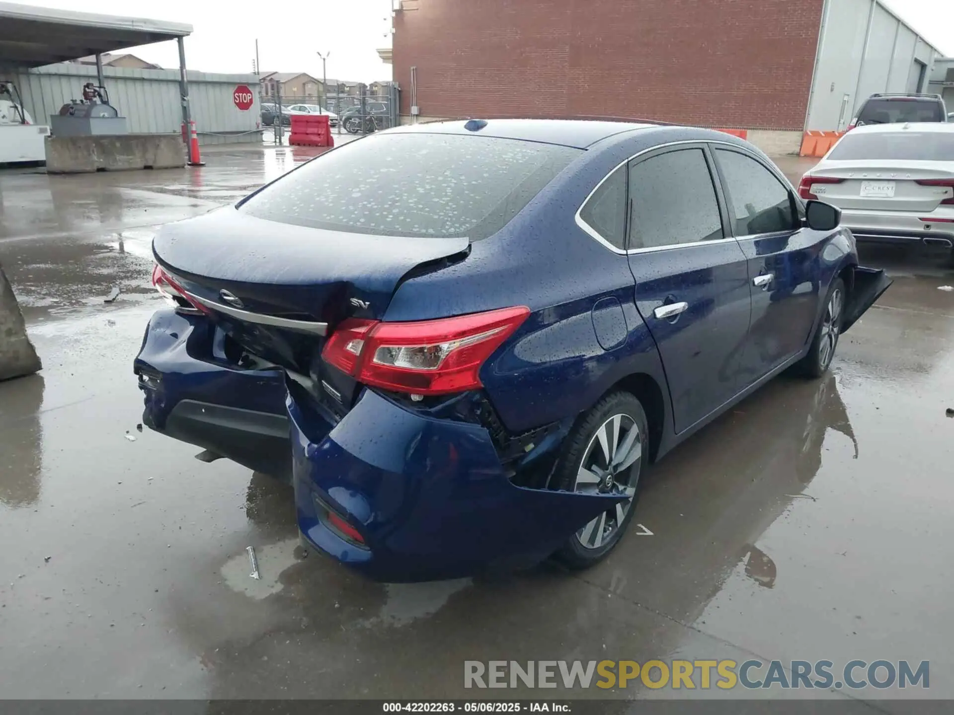 4 Photograph of a damaged car 3N1AB7AP1KY446317 NISSAN SENTRA 2019