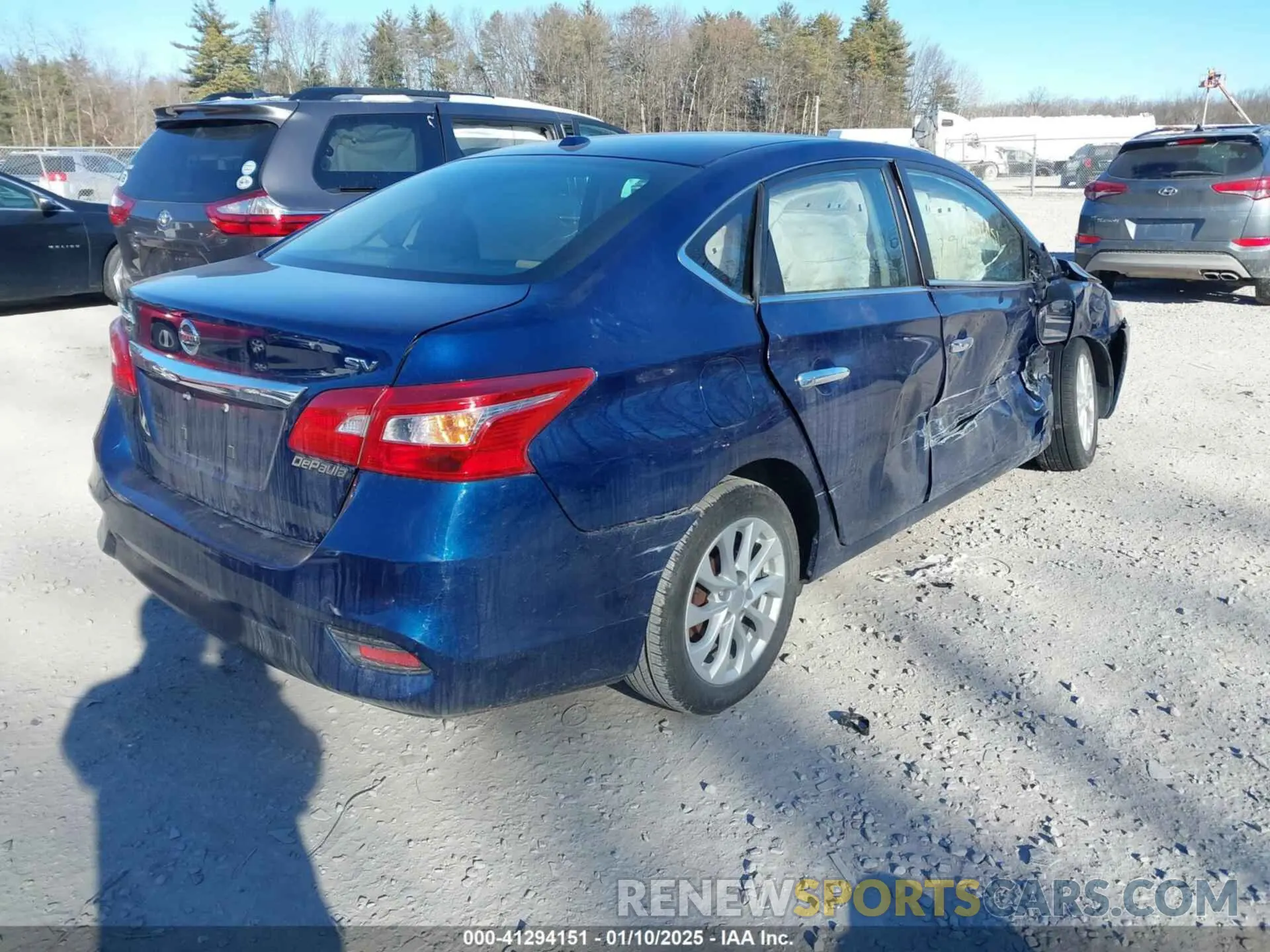 4 Photograph of a damaged car 3N1AB7AP1KY449315 NISSAN SENTRA 2019
