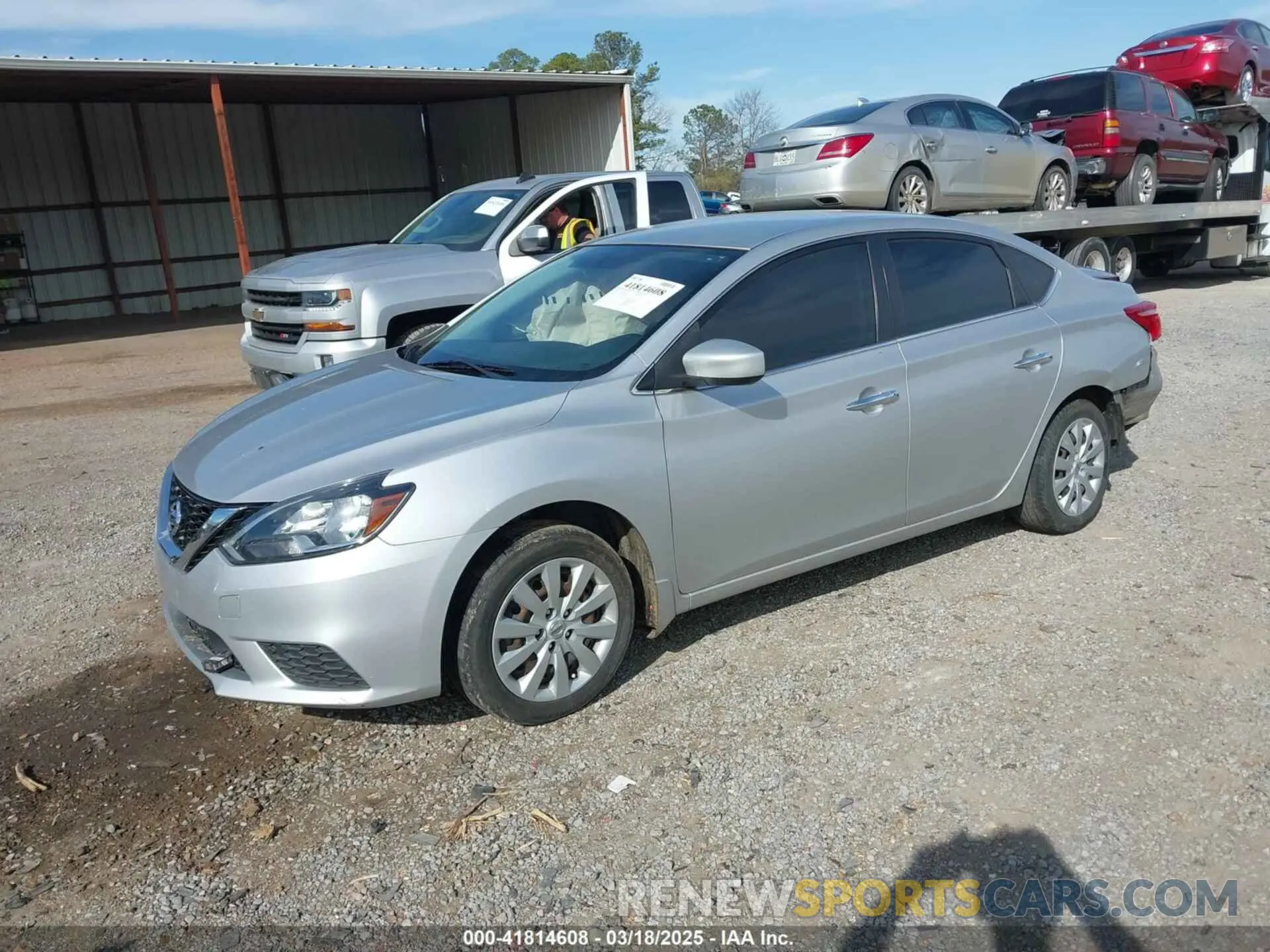 2 Photograph of a damaged car 3N1AB7AP1KY451694 NISSAN SENTRA 2019