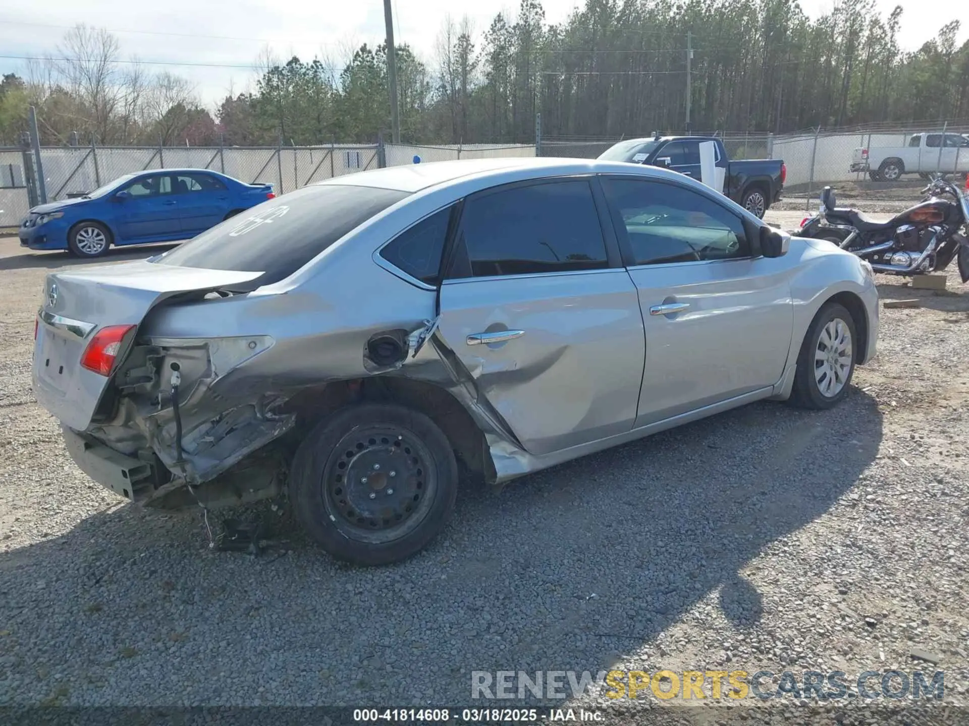4 Photograph of a damaged car 3N1AB7AP1KY451694 NISSAN SENTRA 2019