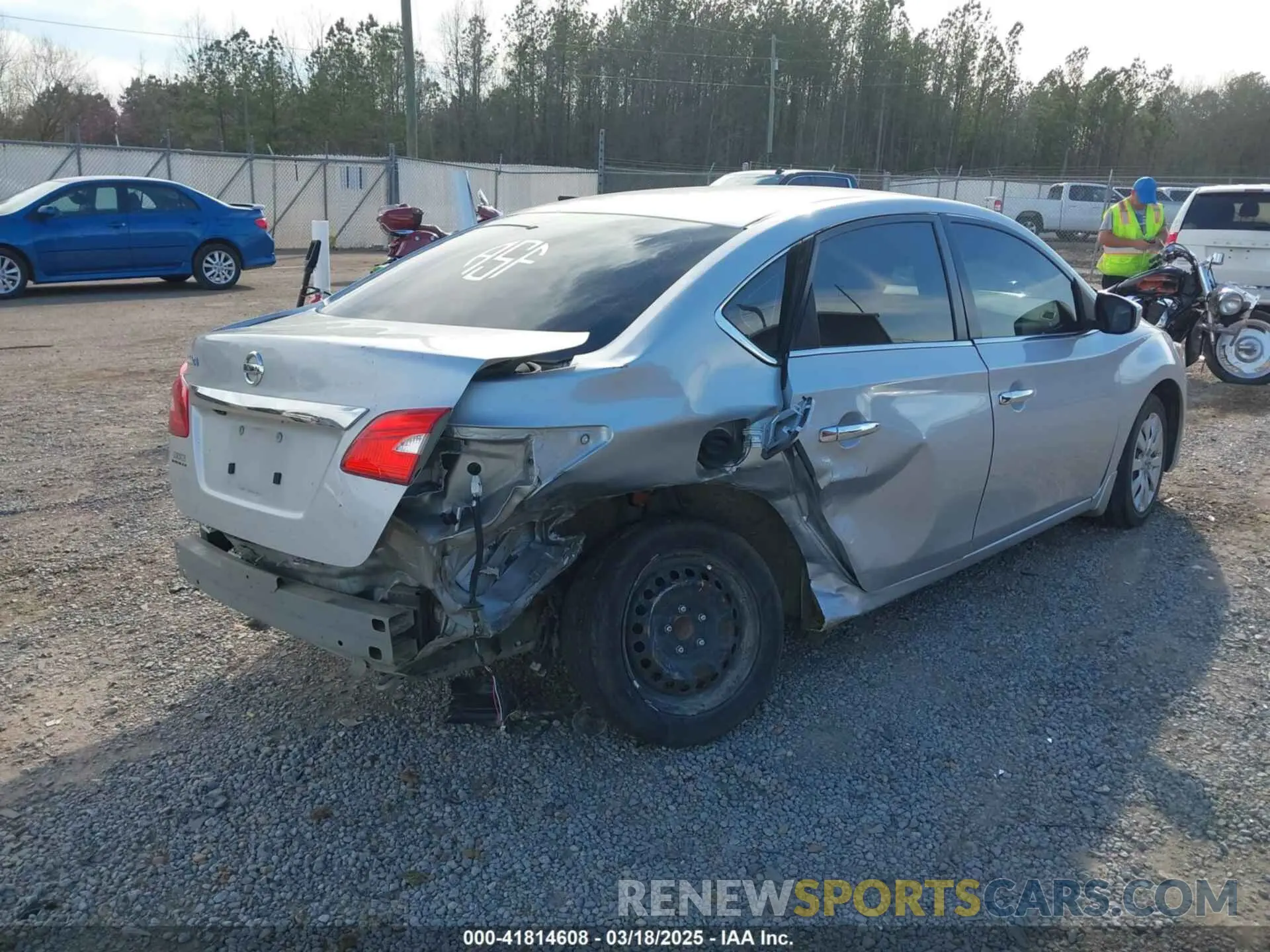 6 Photograph of a damaged car 3N1AB7AP1KY451694 NISSAN SENTRA 2019