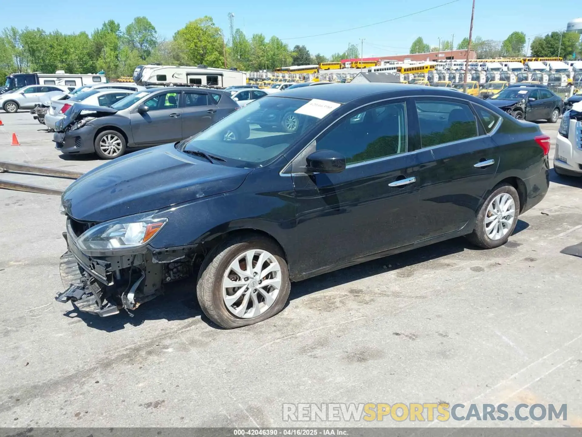 2 Photograph of a damaged car 3N1AB7AP2KL605486 NISSAN SENTRA 2019