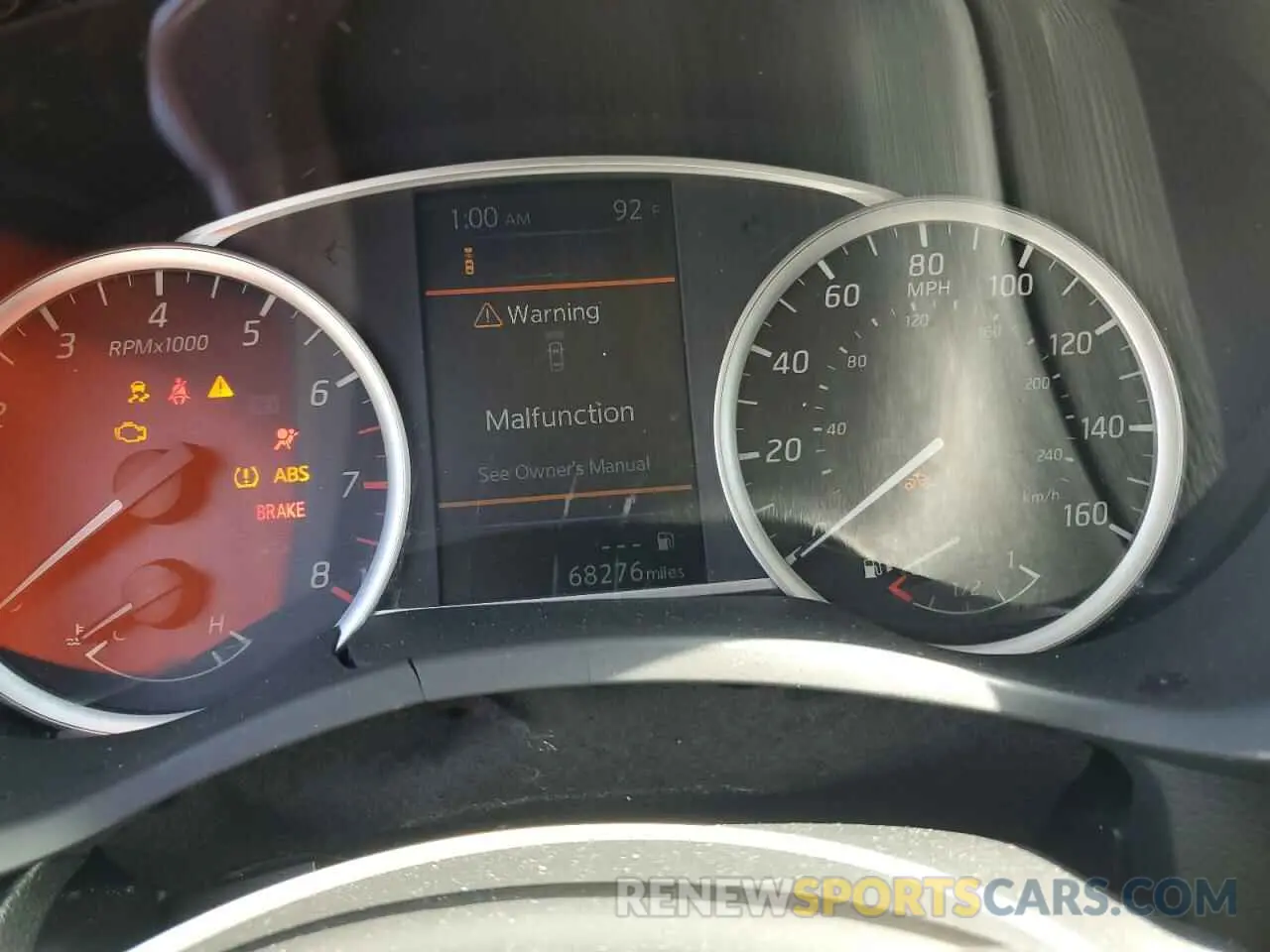 9 Photograph of a damaged car 3N1AB7AP2KL606461 NISSAN SENTRA 2019