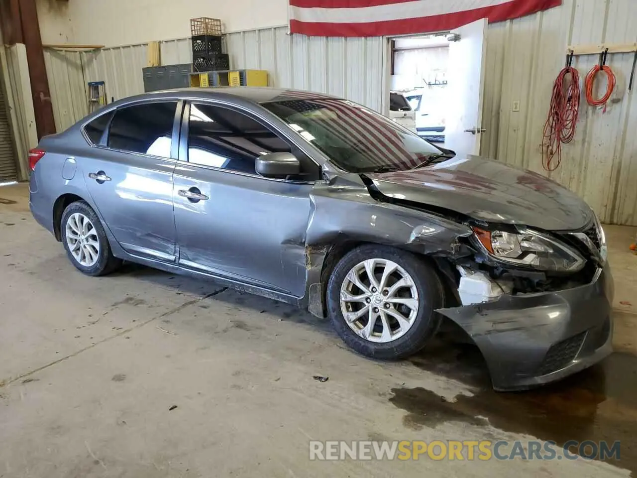 4 Photograph of a damaged car 3N1AB7AP2KL606542 NISSAN SENTRA 2019