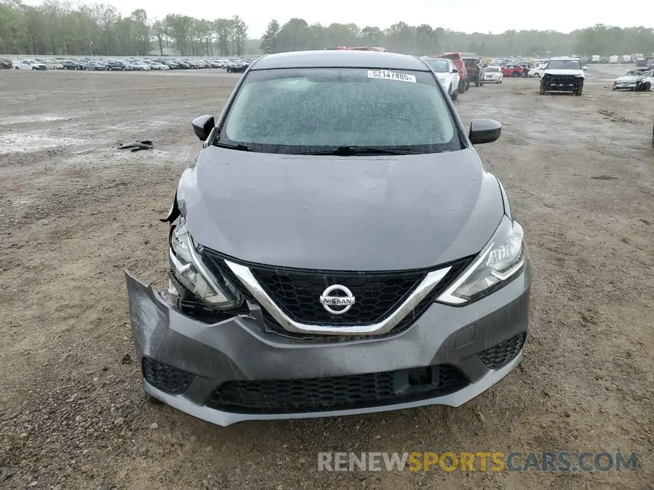 5 Photograph of a damaged car 3N1AB7AP2KL606542 NISSAN SENTRA 2019