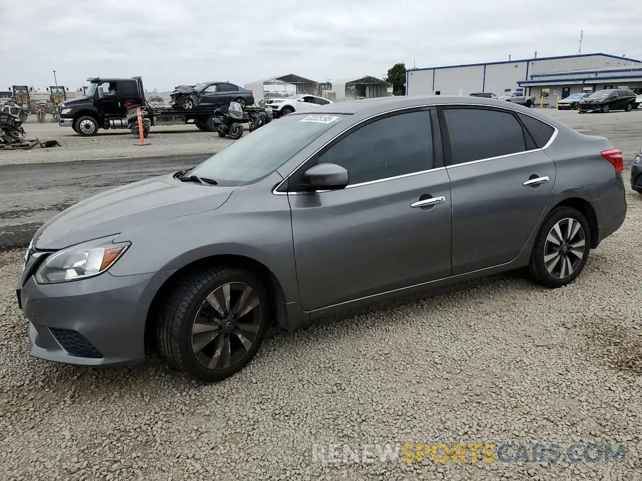 1 Photograph of a damaged car 3N1AB7AP2KY204362 NISSAN SENTRA 2019