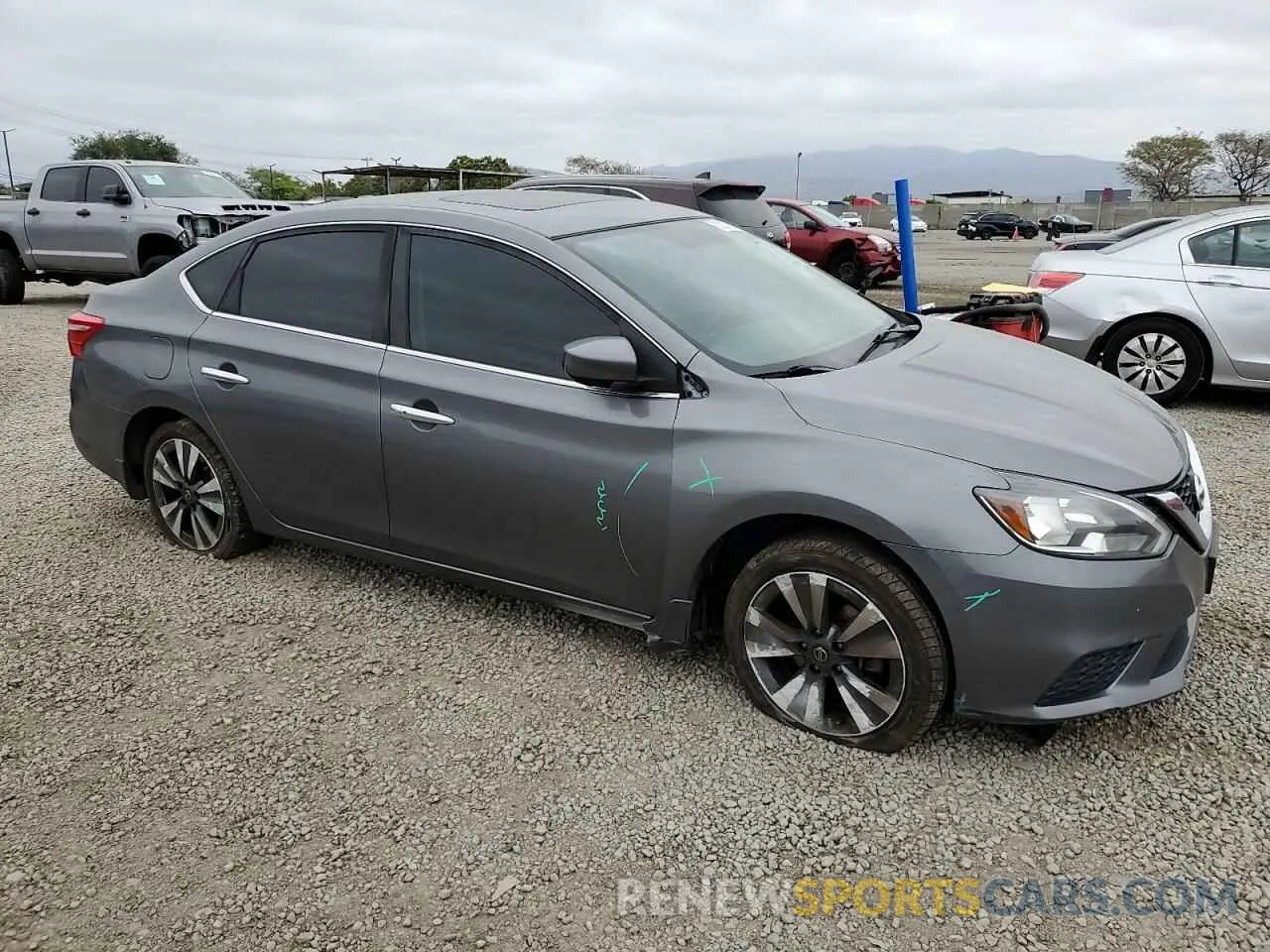 4 Photograph of a damaged car 3N1AB7AP2KY204362 NISSAN SENTRA 2019