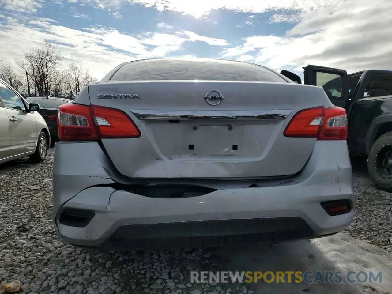 6 Photograph of a damaged car 3N1AB7AP2KY212140 NISSAN SENTRA 2019