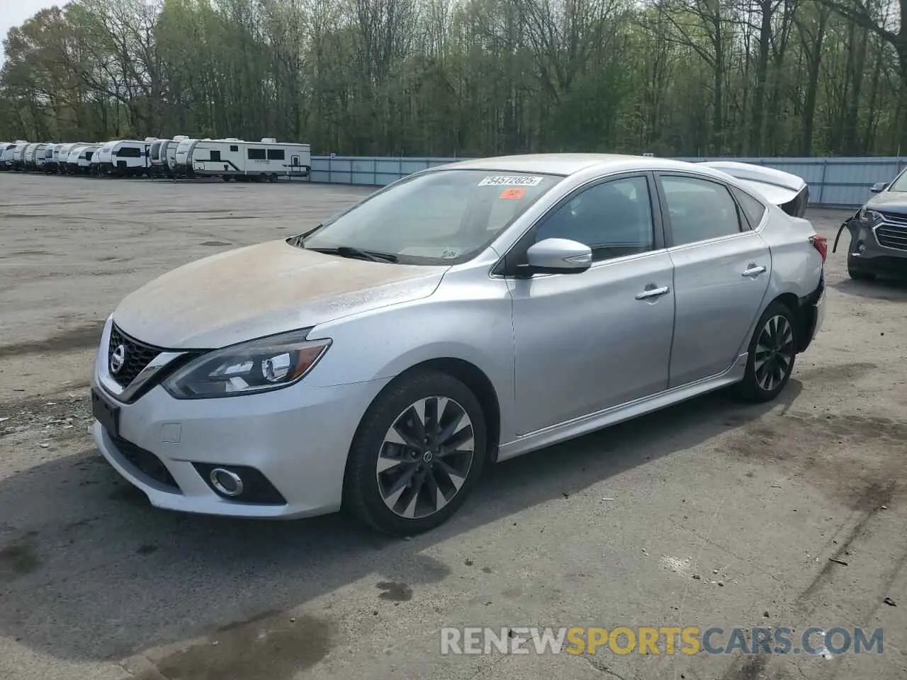 1 Photograph of a damaged car 3N1AB7AP2KY231335 NISSAN SENTRA 2019