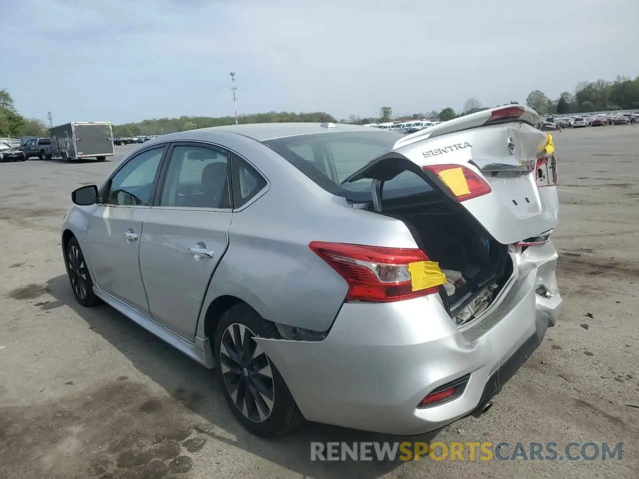 2 Photograph of a damaged car 3N1AB7AP2KY231335 NISSAN SENTRA 2019