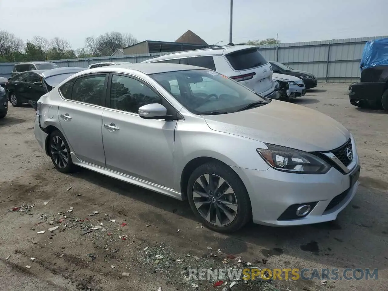 4 Photograph of a damaged car 3N1AB7AP2KY231335 NISSAN SENTRA 2019