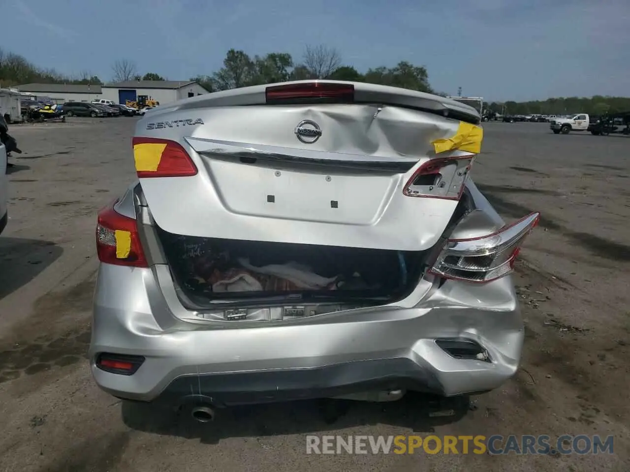 6 Photograph of a damaged car 3N1AB7AP2KY231335 NISSAN SENTRA 2019