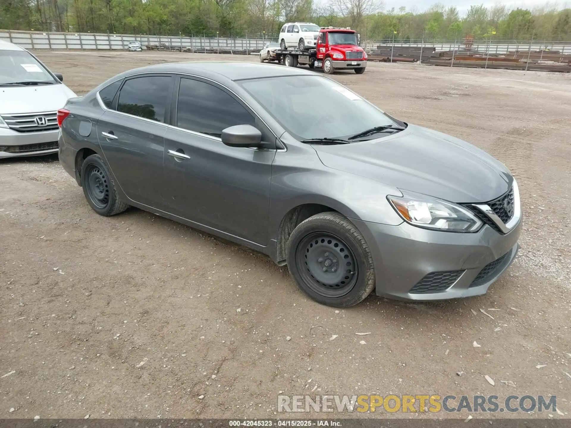 1 Photograph of a damaged car 3N1AB7AP2KY231626 NISSAN SENTRA 2019