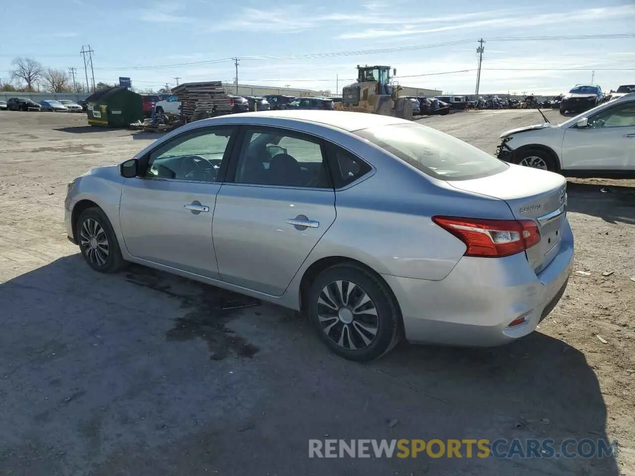 2 Photograph of a damaged car 3N1AB7AP2KY231786 NISSAN SENTRA 2019