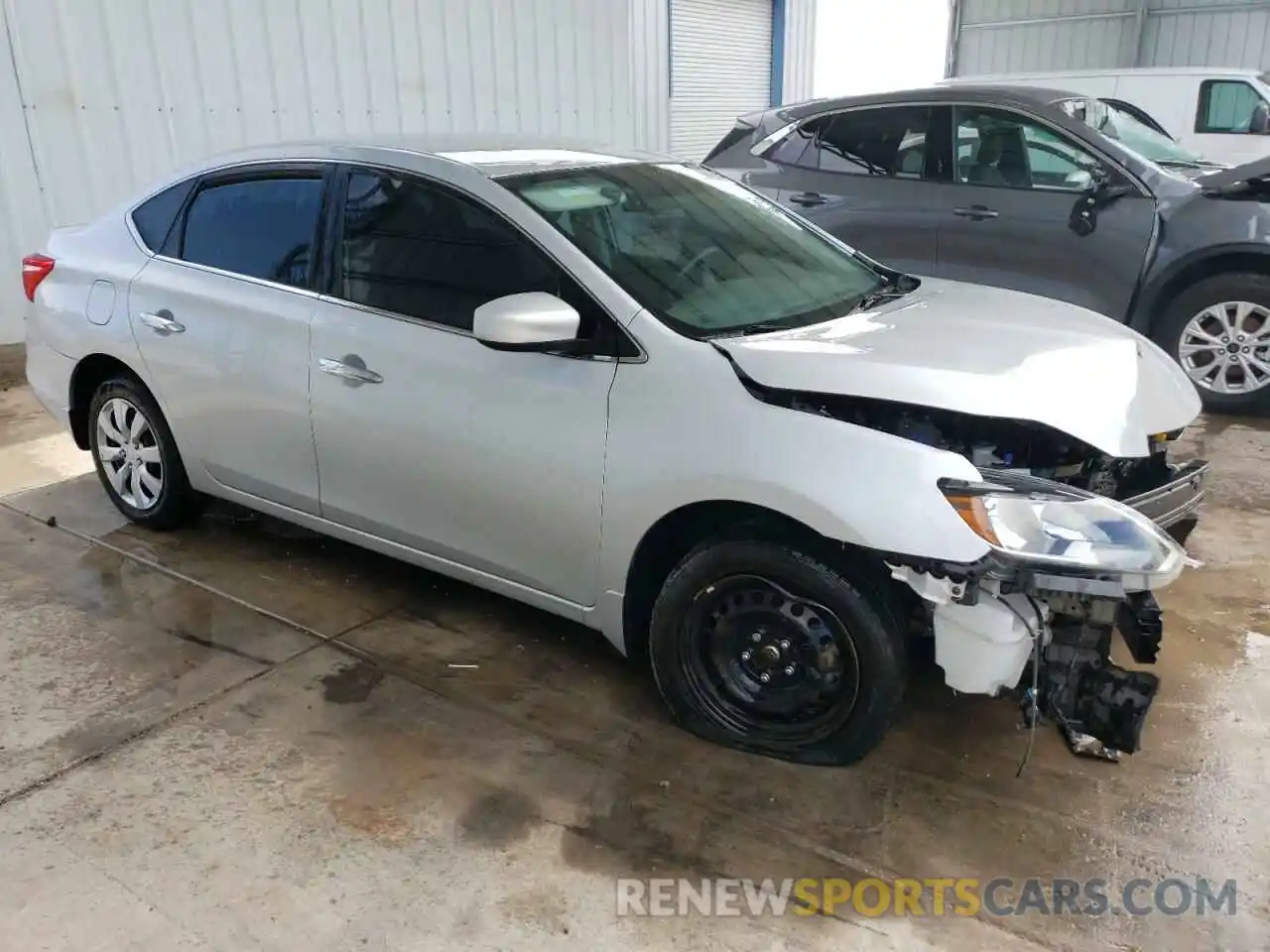 4 Photograph of a damaged car 3N1AB7AP2KY234445 NISSAN SENTRA 2019