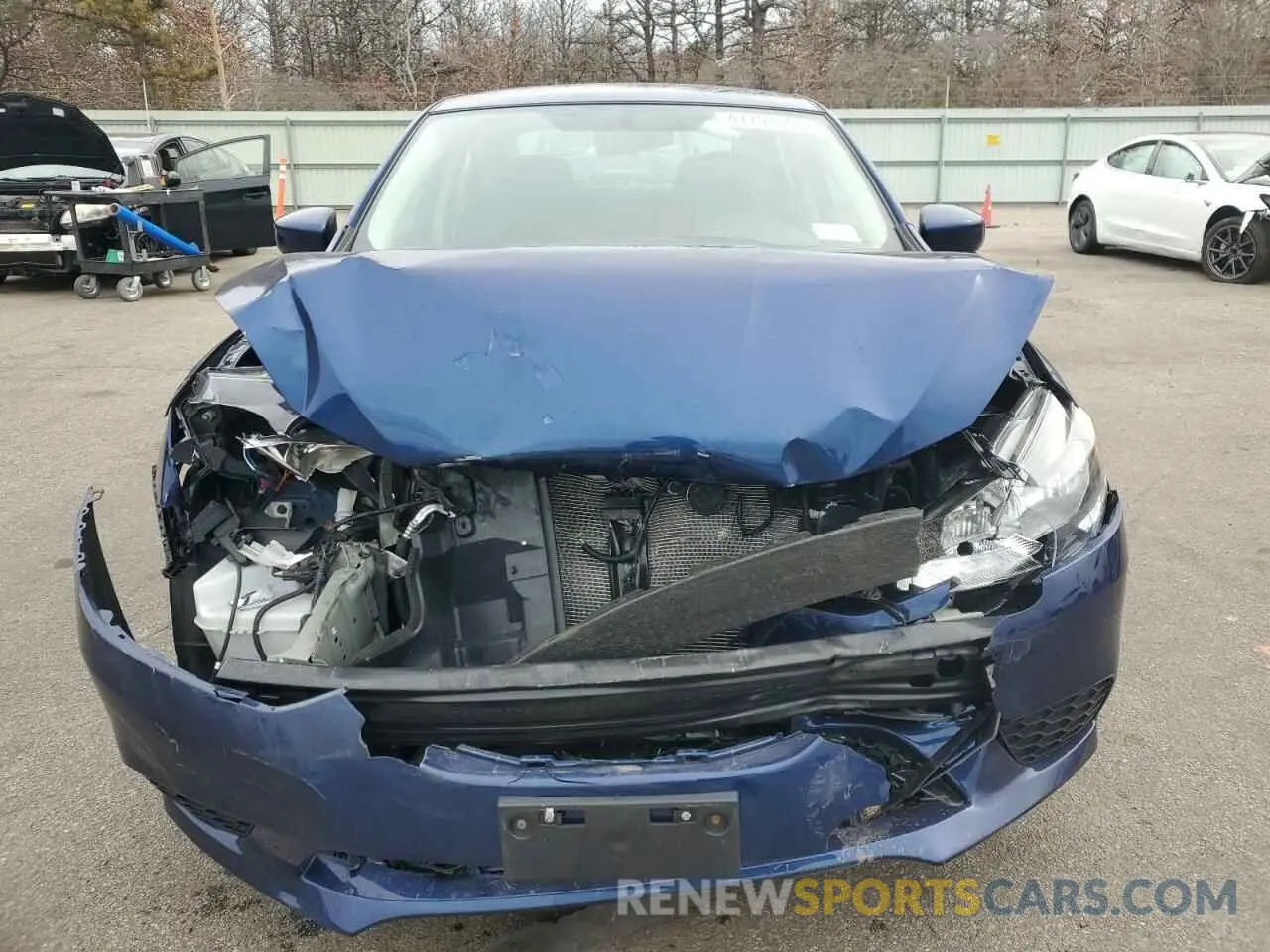 5 Photograph of a damaged car 3N1AB7AP2KY236485 NISSAN SENTRA 2019
