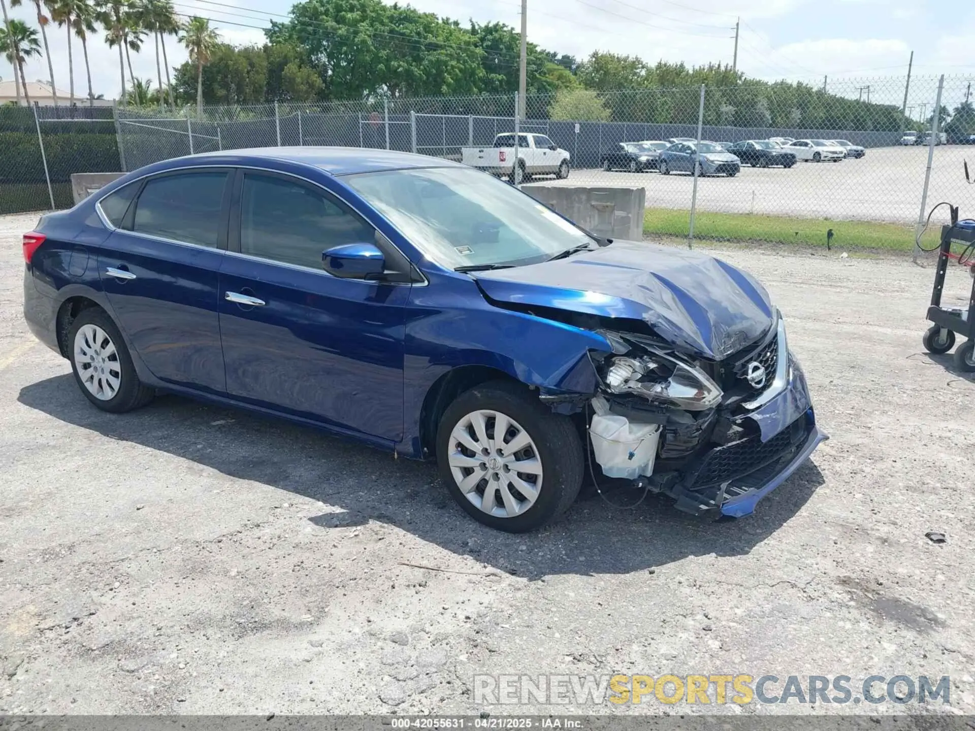 1 Photograph of a damaged car 3N1AB7AP2KY236695 NISSAN SENTRA 2019