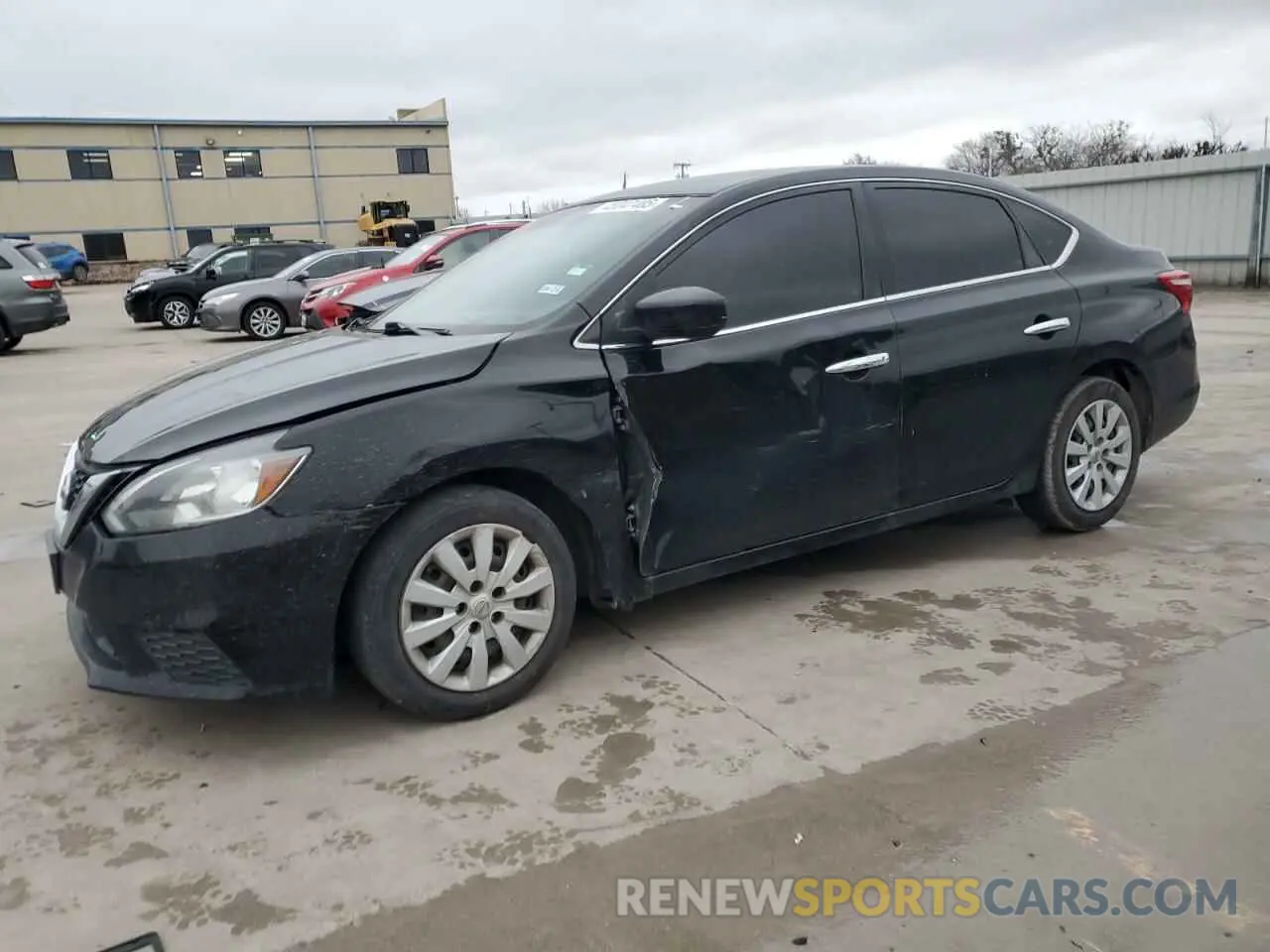 1 Photograph of a damaged car 3N1AB7AP2KY248068 NISSAN SENTRA 2019